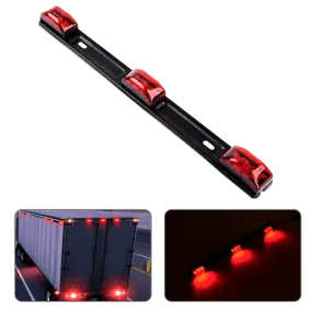 14 Inch 9 LEDs Red Trailer Light ID Bar