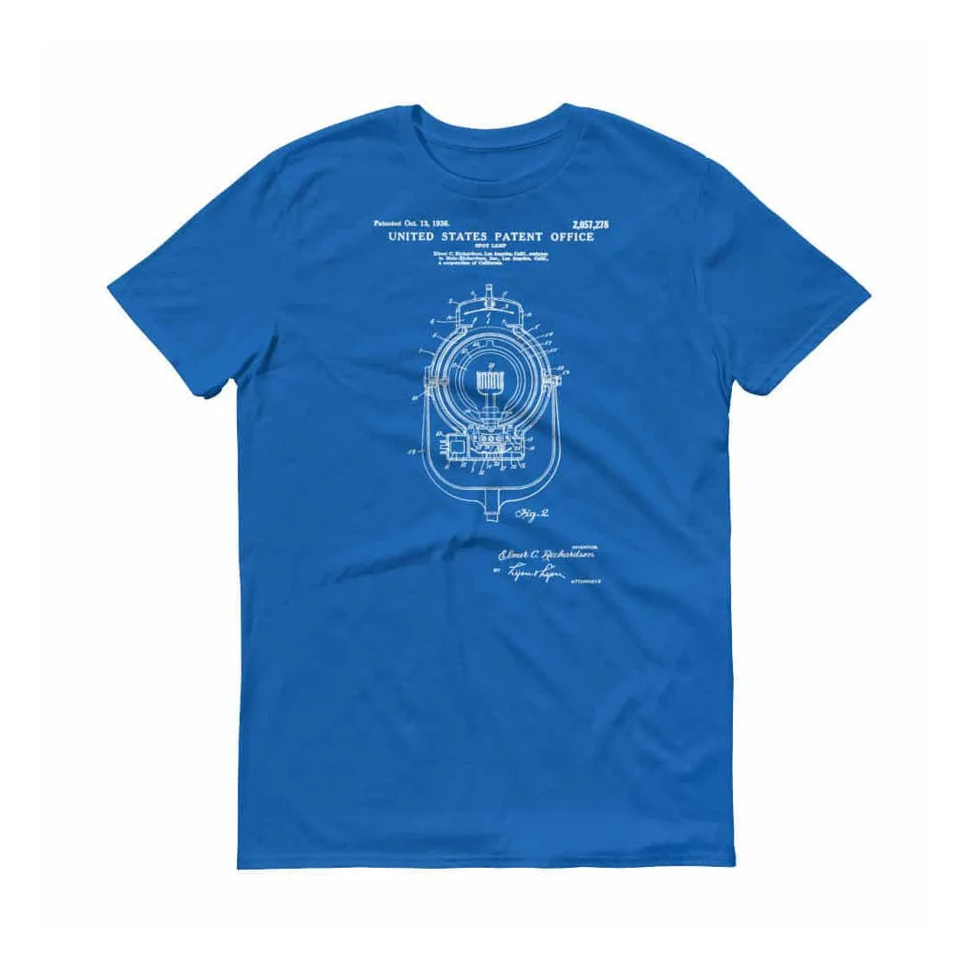 1936 Movie Spot Light Patent T-Shirt - Movie T-Shirt, Movie Gift,  Spot Light T-Shirt, Director Gift, Stage Lights Shirt, Movie Making Shirt