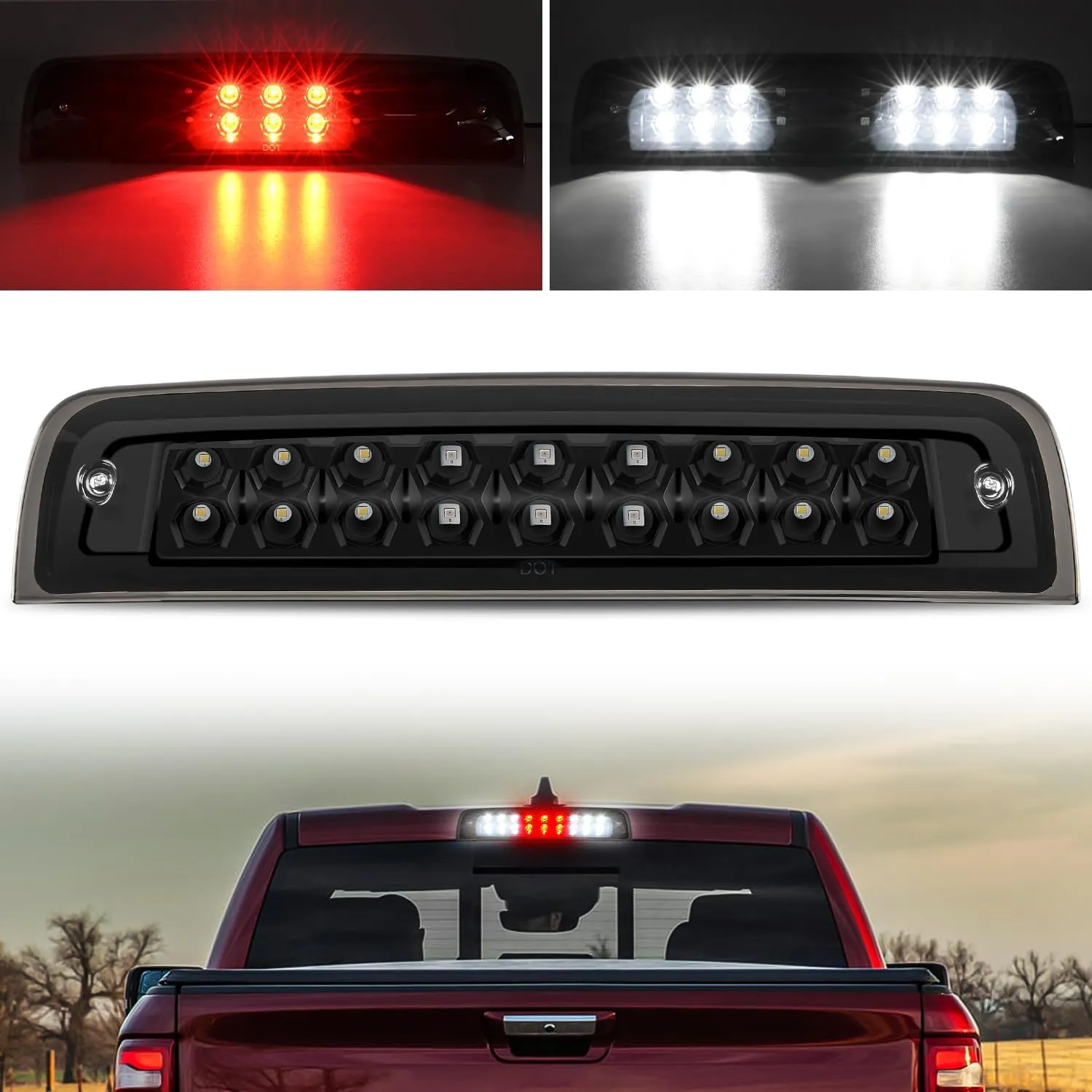 2009-2017 Dodge Ram 1500 2500 2010-2017 RAM 3500 Third Brake Light