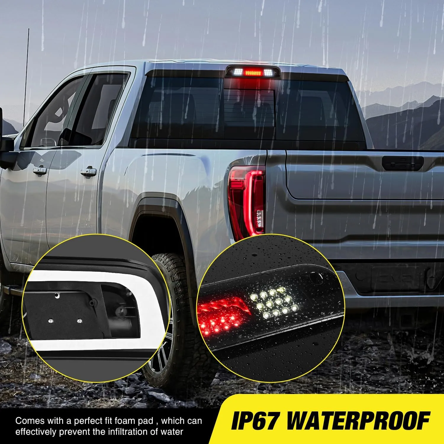 2014-2018 Chevy Silverado GMC Sierra 1500 2500 3500HD Third Brake Light