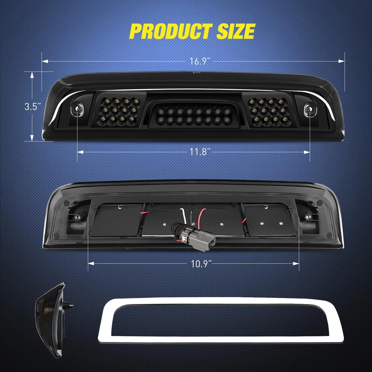 2014-2018 Chevy Silverado GMC Sierra 1500 2500 3500HD Third Brake Light