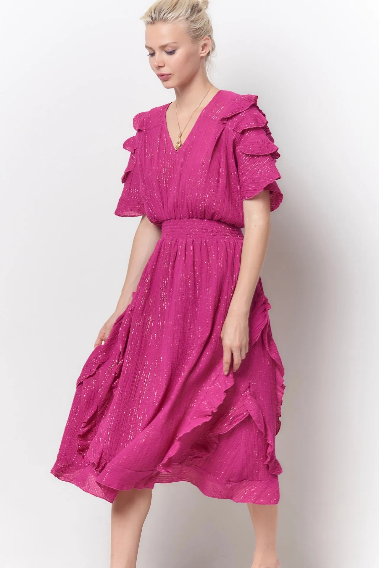 BETINA Ruffle Dress - Gauze