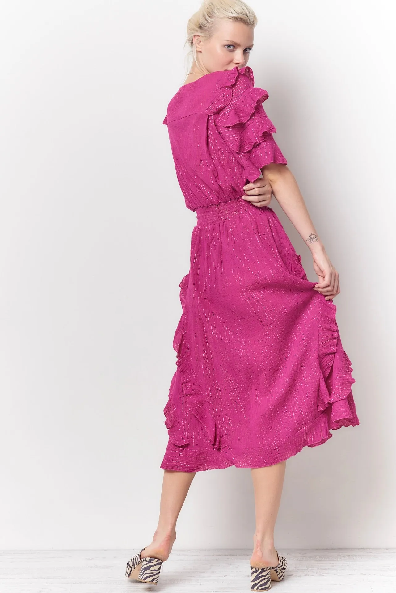 BETINA Ruffle Dress - Gauze