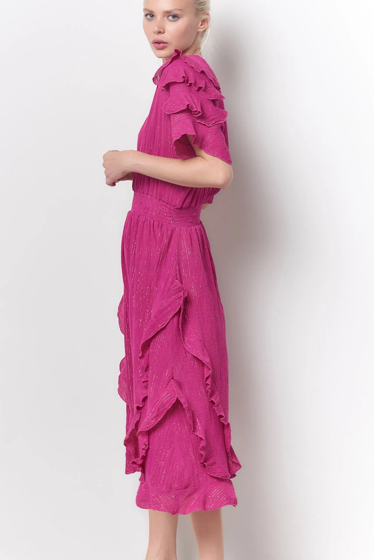 BETINA Ruffle Dress - Gauze