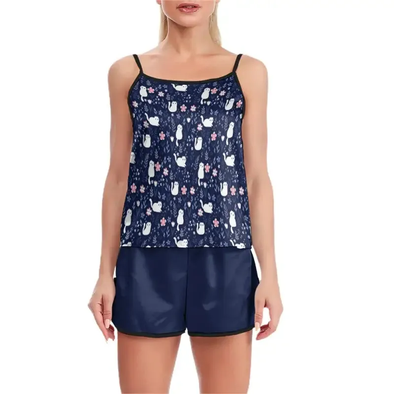 Cuddle Up in the Cami Cat Two-Piece for Purr-fect Dreams