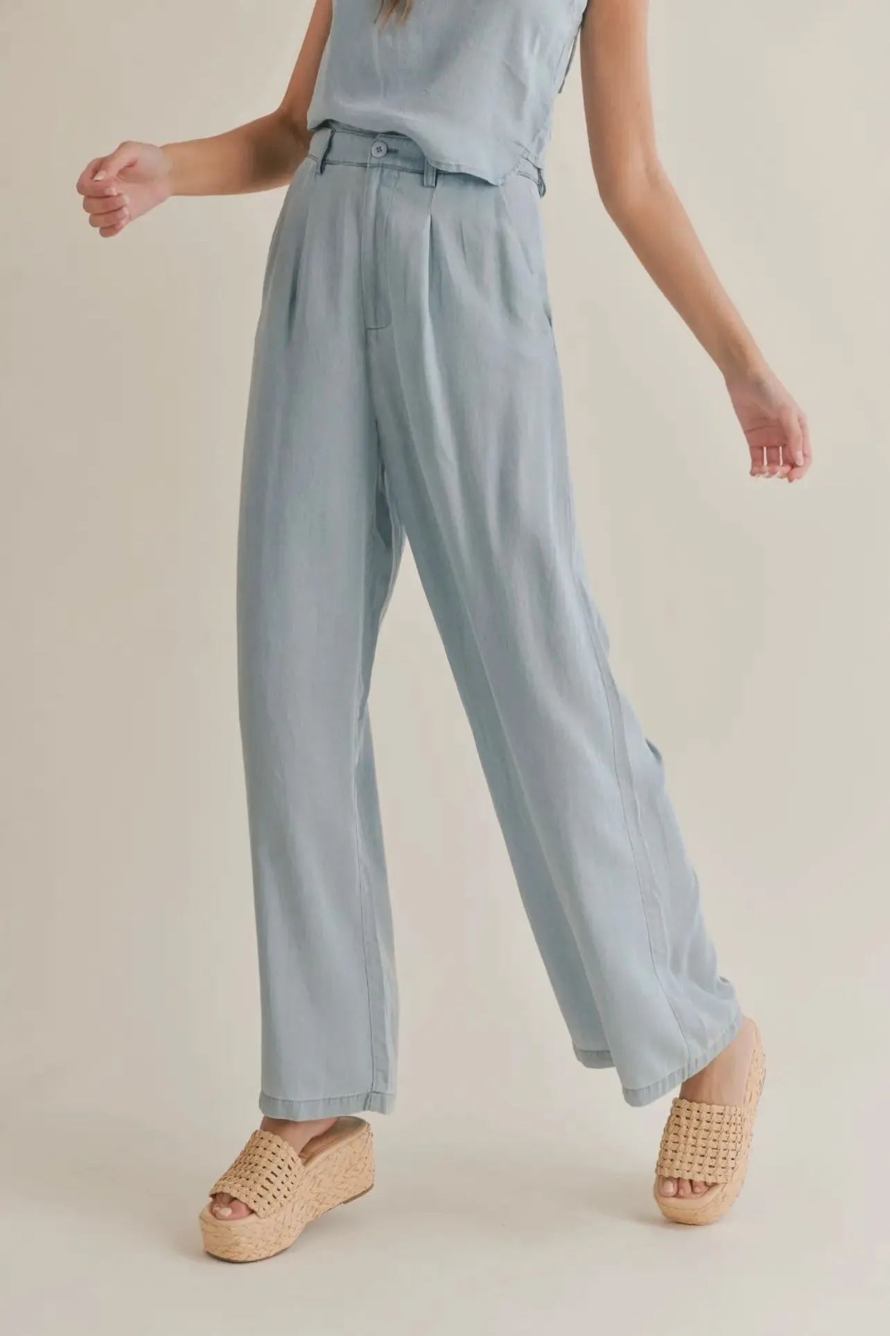 Easy Breezy Chambray Pants