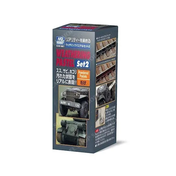Mr Hobby PP102 Mr Weathering Pastel Set 2