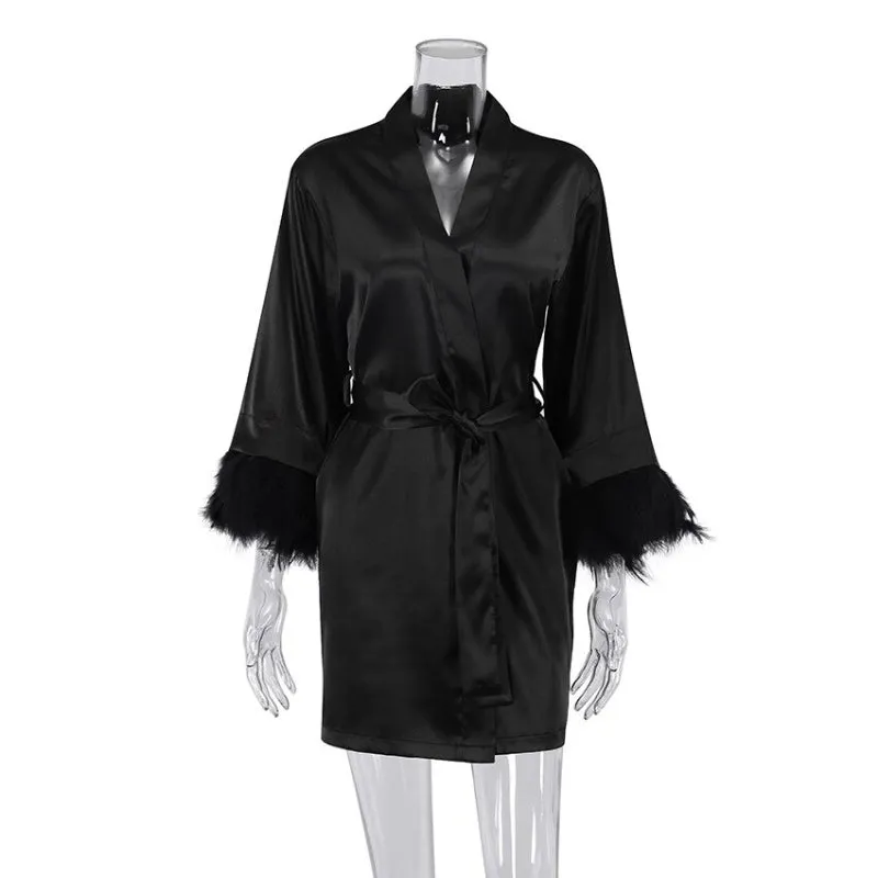 Sleepwear Satin Robes For Women
