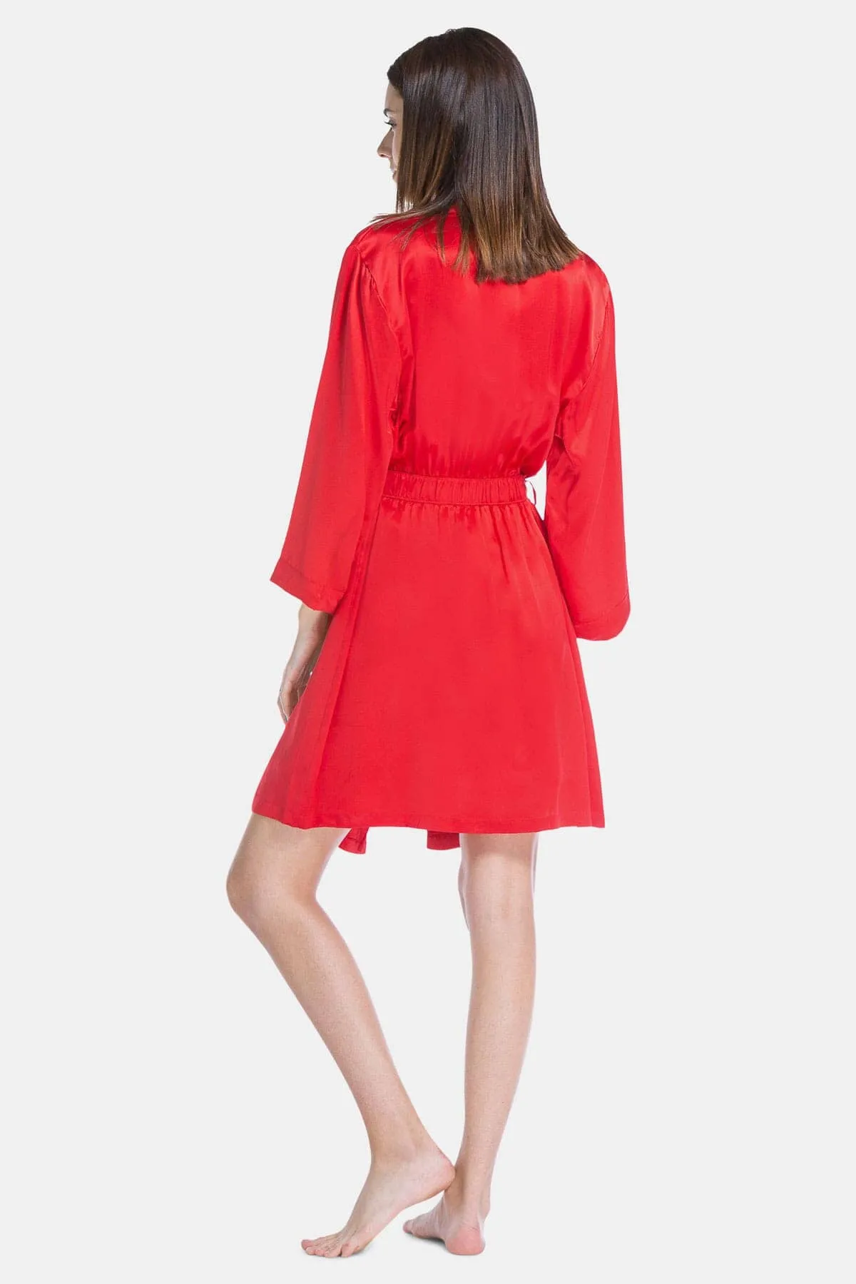 Women's 100% Pure Mulberry Silk Robe - OUTLET - FINAL SALE