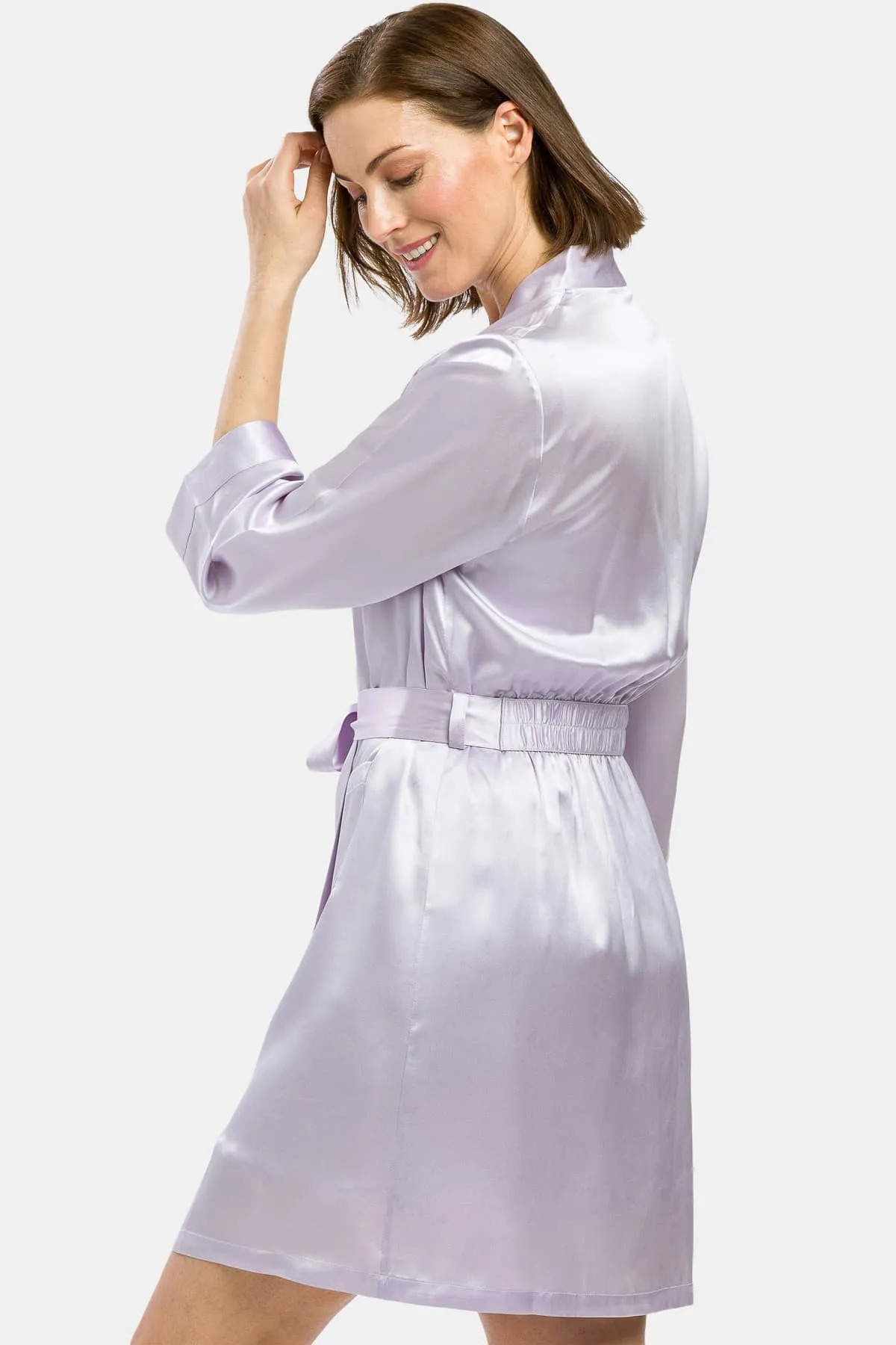 Women's 100% Pure Mulberry Silk Robe - OUTLET - FINAL SALE
