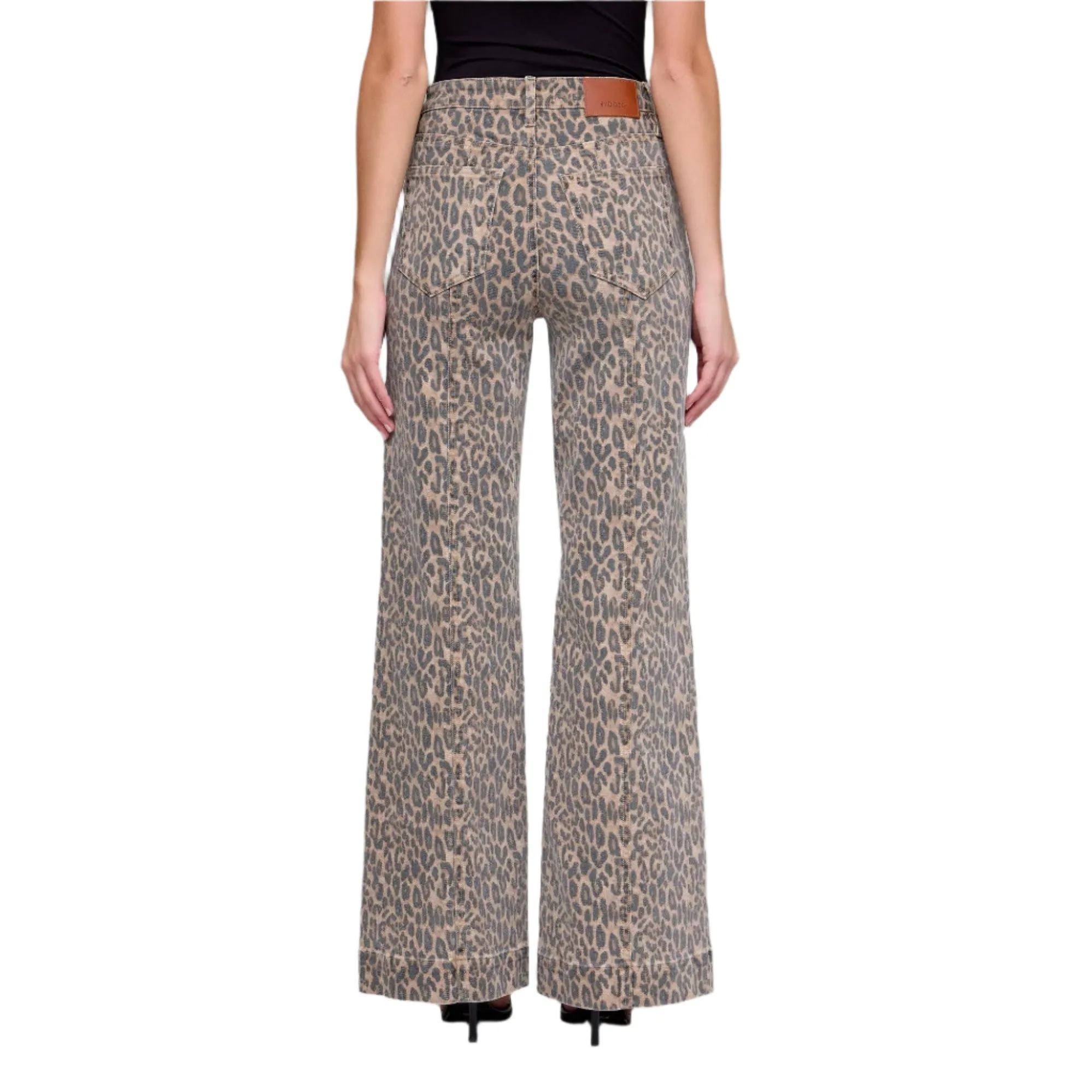 Women's Cheetah Comfort Flare Pants  HD3310CF-CHE