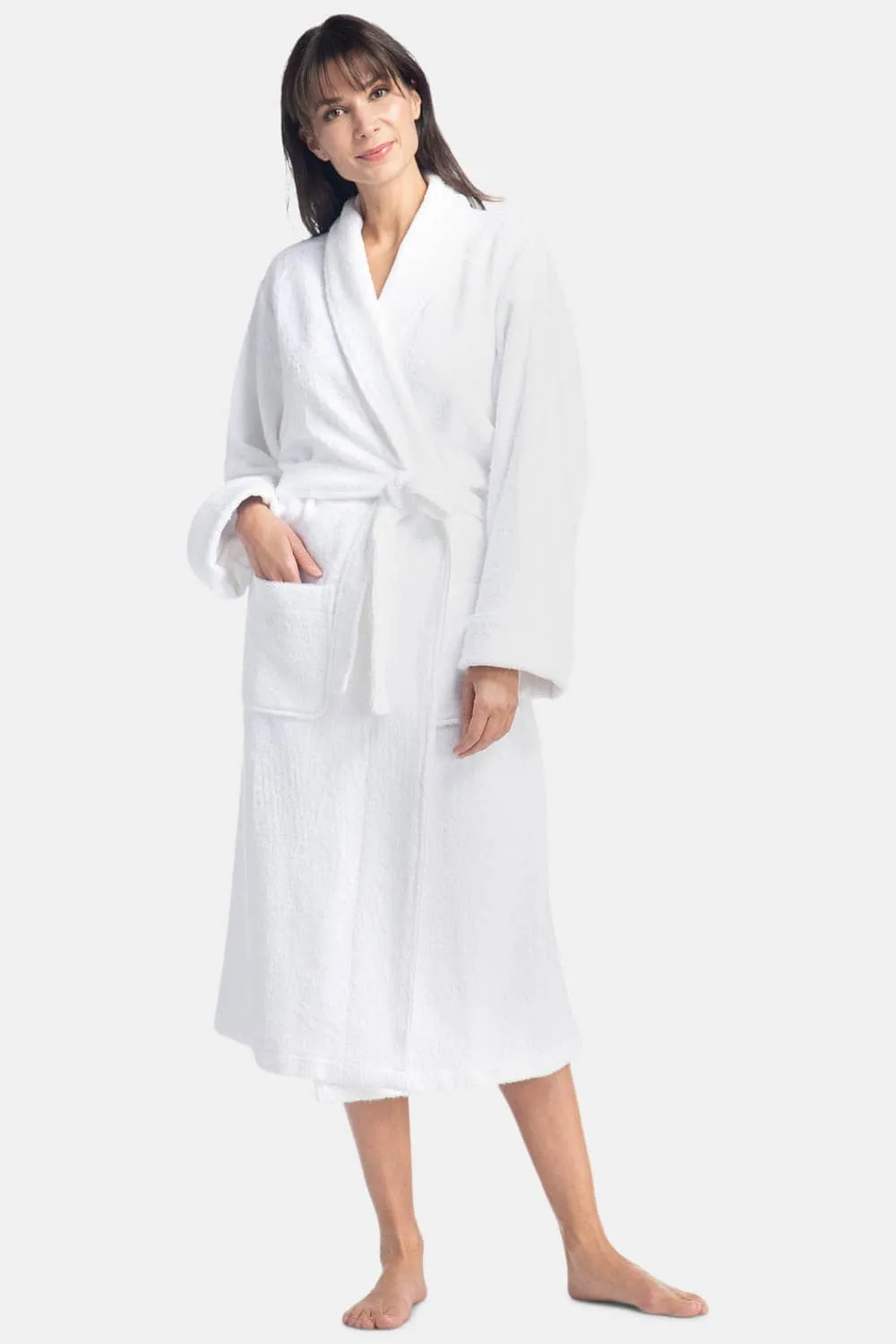 Women's Full Length Resort Terry Cloth Robe - OUTLET - FINAL SALE