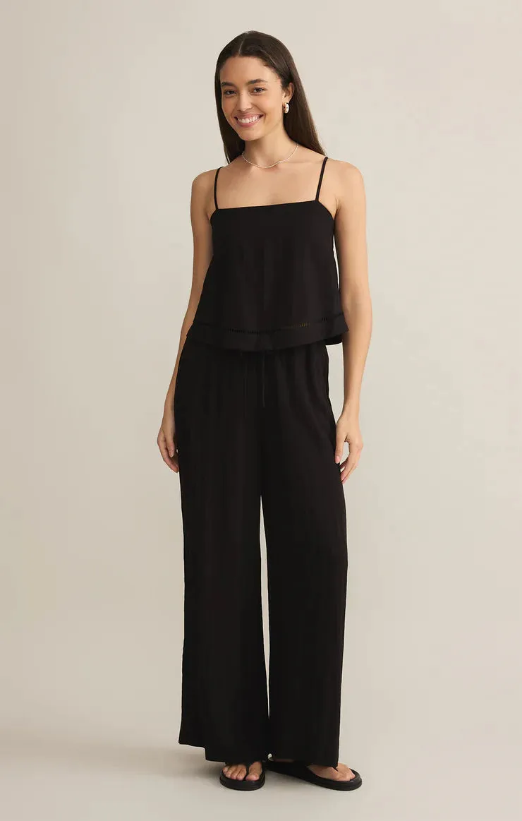 Z Supply La Luz Textured Tank Black